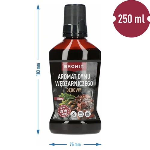 Aroma di fumo liquido per affumicare - quercia, 250 ml - 4