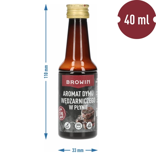 Aromat dymu wędzarniczego w płynie, na 3 kg, 40 ml - 3