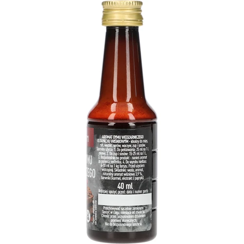 Aromat dymu wędzarniczego w płynie – wiśniowy, 40 ml - 2
