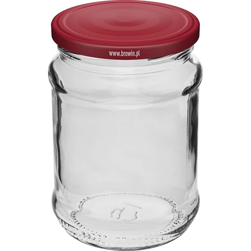 Barattolo 250 ml fi66/4 coperchio bordeaux - 6 pezzi - 2