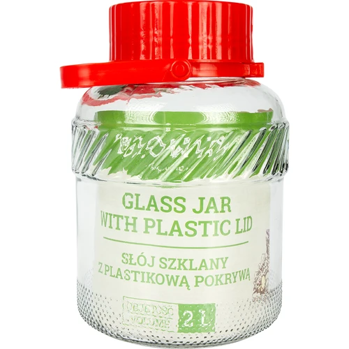 Barattolo 2L con coperchio in plastica  - 1 