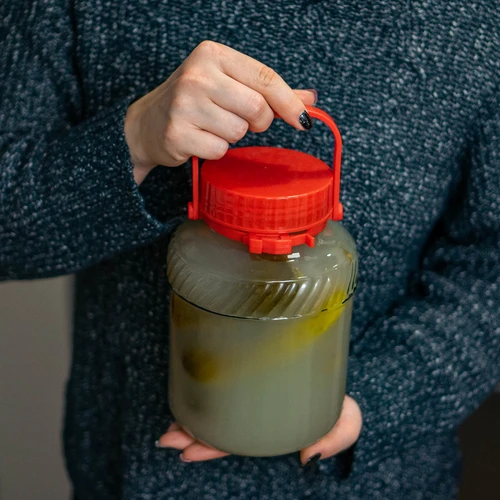 Barattolo 2L con coperchio in plastica - 6
