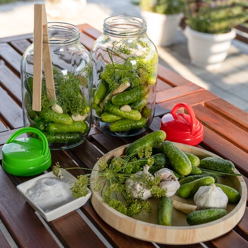 Barattolo 4 L con coperchio Twist-Off Ø 100 mm con manico - 9