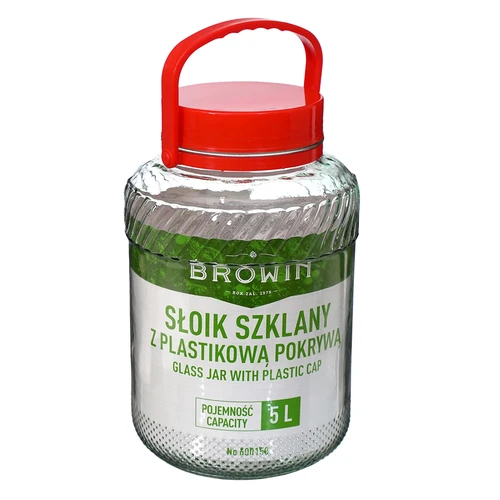 Barattolo 5 L con coperchio in plastica - 5