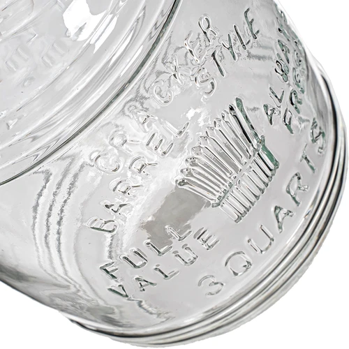 Barattolo a botte "OLD" 3 L con chiusura a leva - 6