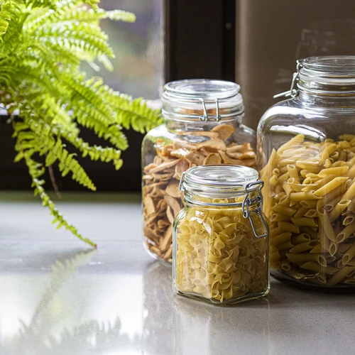 Barattolo Comfort 750 ml quadrato con chiusura ermetica - 5