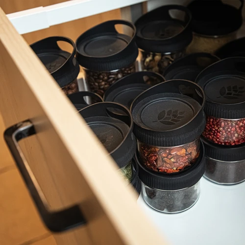 Barattolo in vetro 235 ml con coperchio appendibile - 8