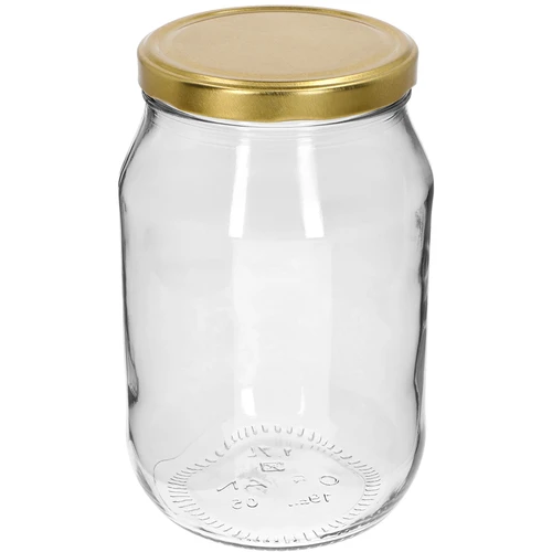 Barattolo TO 1,7 L con capsula dorata fi 100/6, 1 pz.
