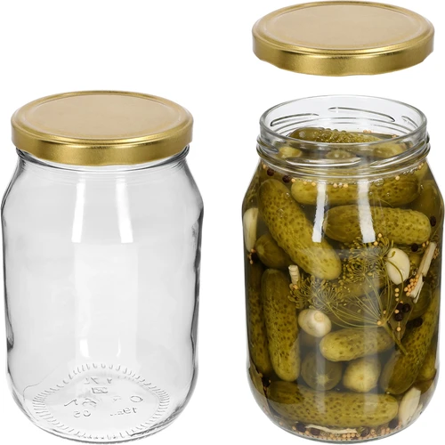 Barattolo TO 1,7 L con capsula dorata fi 100/6, 1 pz. - 3