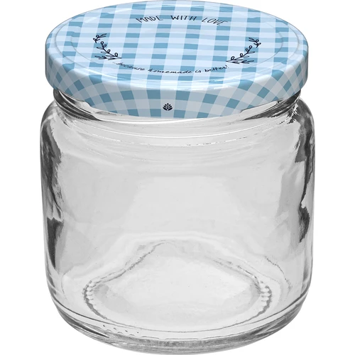 Barattolo TO 106 ml con coperchio colorato fi 53 - 6 pezzi. - 2