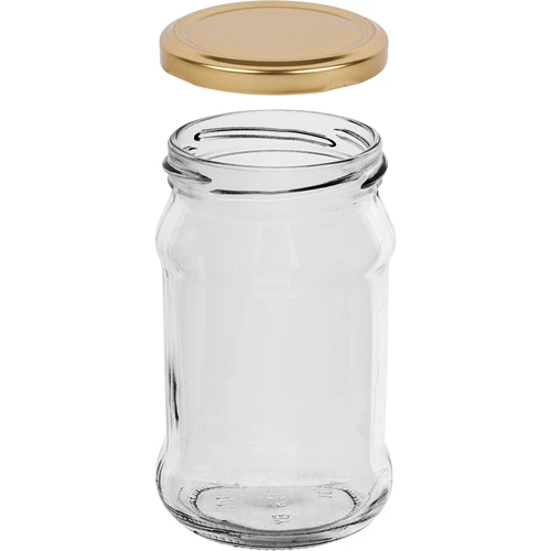 Barattolo TO 300 ml con coperchio dorato fi 66 - 6 pezzi - 3