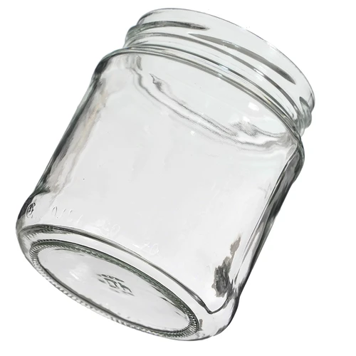 Barattolo TO 500 ml con coperchio dorato fi82/6 - 6 pezzi - 4