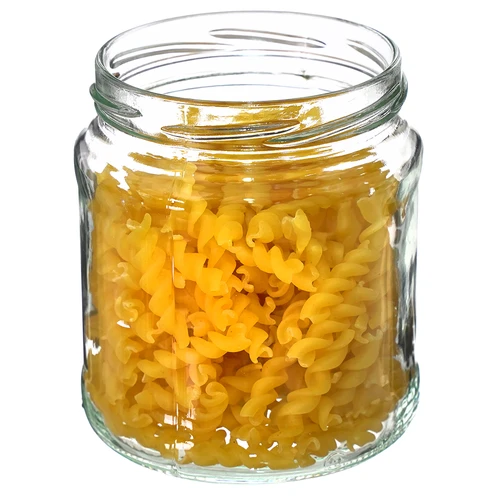 Barattolo TO 500 ml con coperchio dorato fi82/6 - 6 pezzi - 5