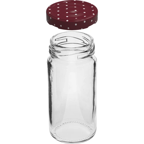Barattolo TO 90ml con tappo colorato fi43 - 6 pezzi - 4