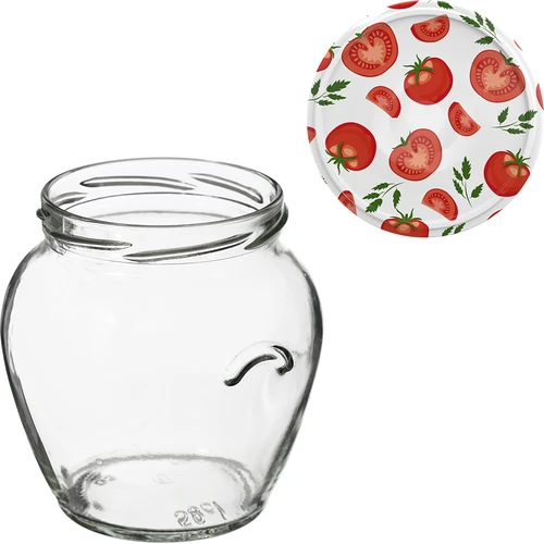 Barattolo TO Anfora 580 ml con coperchio colorato fi82/6-6pz. - 11