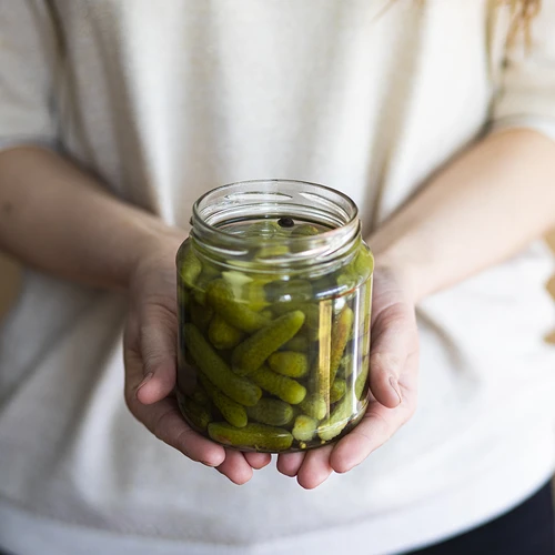 Barattolo TO panciuto 580 ml con tappo colorato fi82/6, 6 pezzi - 9