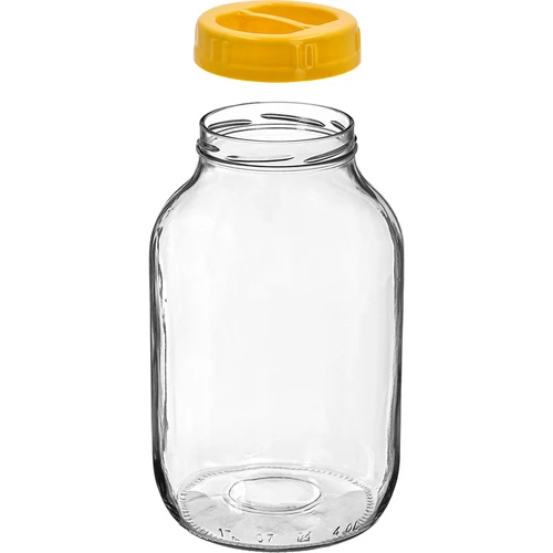 Barattolo twist-off 4 L e tappo in plastica Ø 100 con manico - 2