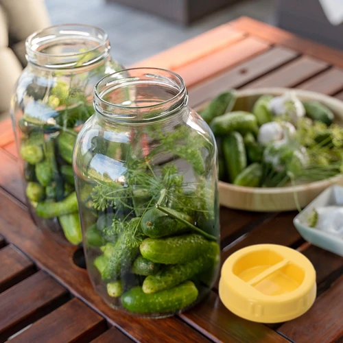 Barattolo twist-off 4 L e tappo in plastica Ø 100 con manico - 6