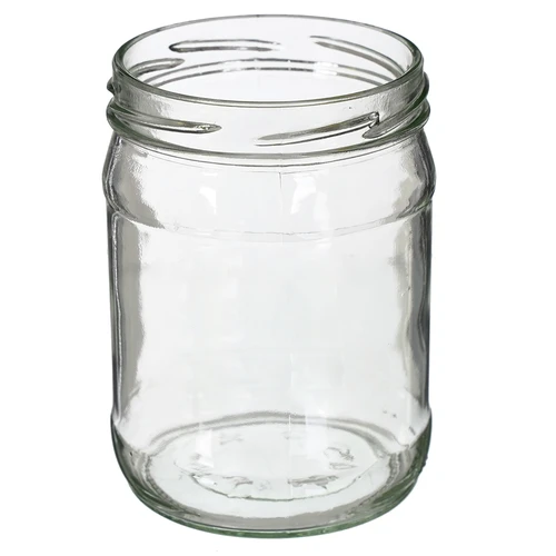 Barattolo twist off 500 ml con coperchio colorato fi82/6 - 6 pezzi - 3