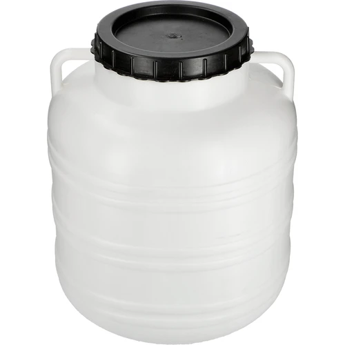 Barile per fermentazione 40 L - bianco, con maniglie