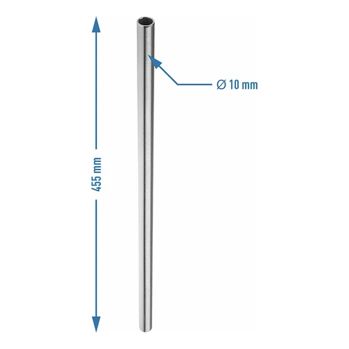 Barre per affumicatoio metallico, lung. 45,5 cm, Ø 1 cm, set 4 pz - 2