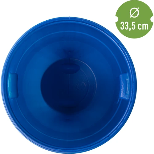 Beczka na kapustę 60 L, z obręczą dociskową, niebieska, Sterk - 4