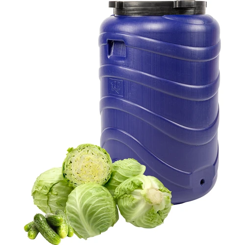 Beczka na kiszonki 130 L niebieska - 3