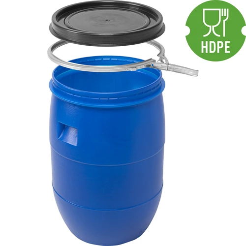 Botte per cavoli 60 L, con cerchio di pressione, blu, Sterk - 3
