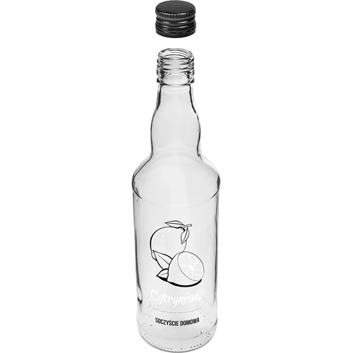 Bottiglia 0,5 L con tappo e stampa Limoncello 4 pezzi - 5