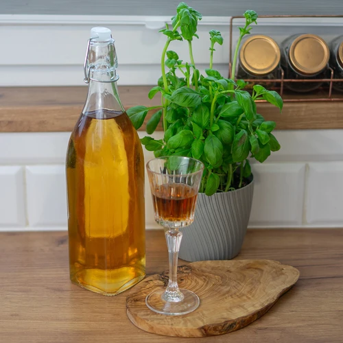 Bottiglia 1 L con chiusura ermetica - quadrata - 3