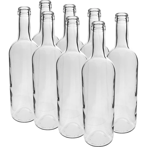 Bottiglia Bianca per vino 0,75 L - confezione da 8 pz.  - 1 