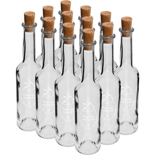 Bottiglia da 350 ml con tappo, stampa "Domowa Nalewka" (Liquore fatto in casa) - 6