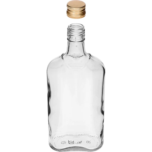 Bottiglia Fiaschetta 500 ml con tappo, 6 pezzi - 6
