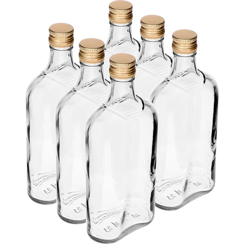 Bottiglia Fiaschetta 500 ml con tappo, 6 pezzi - 9