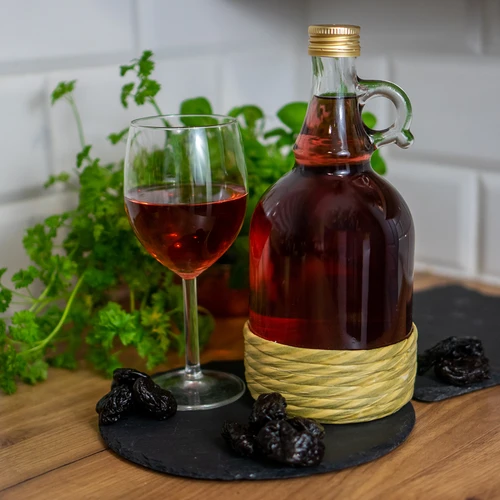 Bottiglia Gallone 1 L con rivestimento intrecciato e tappo a vite - 4