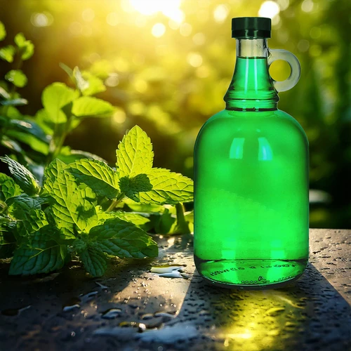 Bottiglia Gallone 1L senza intreccio, con tappo a vite - 5