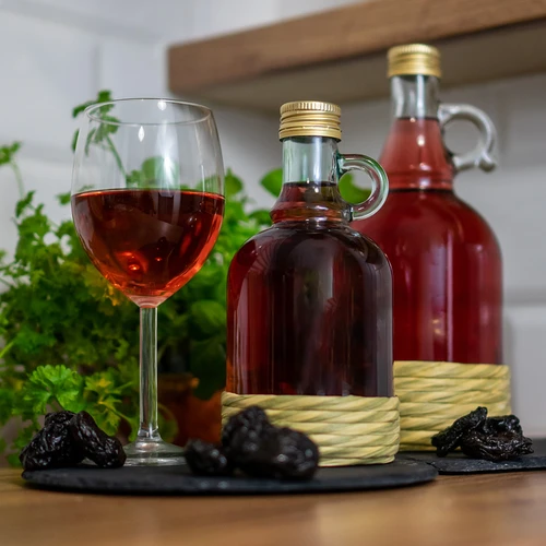 Bottiglia Gallone 500 ml rivestita a intreccio, tappo a vite - 4