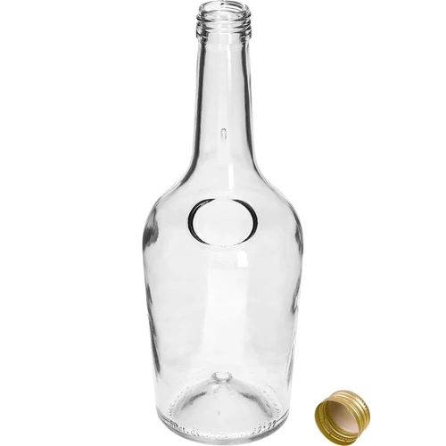 Bottiglia GLORIA 0,5 L, con tappo a vite dorato Ø 28, 1 pz. - 2