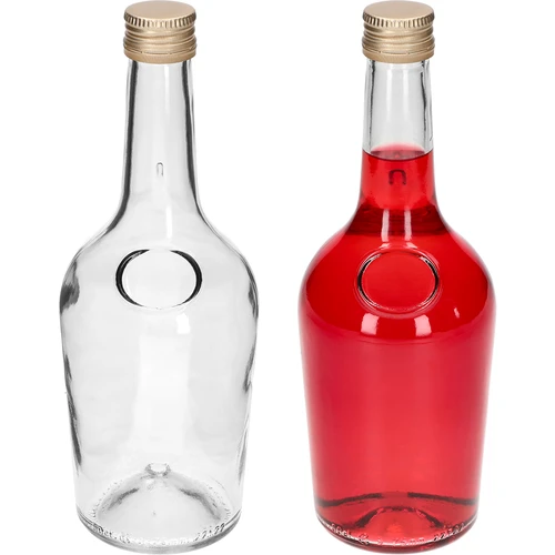 Bottiglia GLORIA 0,5 L, con tappo a vite dorato Ø 28, 1 pz. - 3