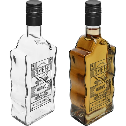 Bottiglia Klasztorna 500 ml, con tappo e stampa Bimber - 4