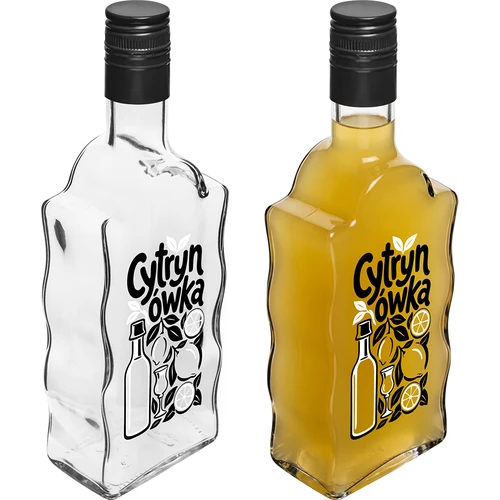 Bottiglia Klasztorna 500 ml con tappo e stampa “Cytrynówka” variante 1 - 4