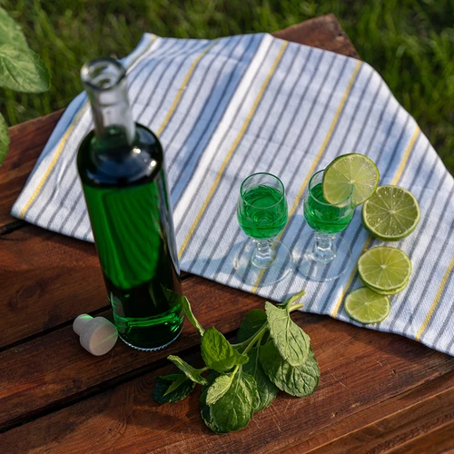 Bottiglia Marina con tappo in sughero, vetro trasparente 0,5 L - 6