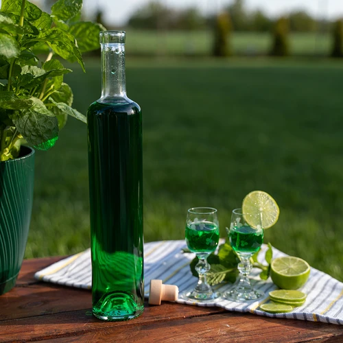 Bottiglia Marina con tappo in sughero, vetro trasparente 0,5 L - 5