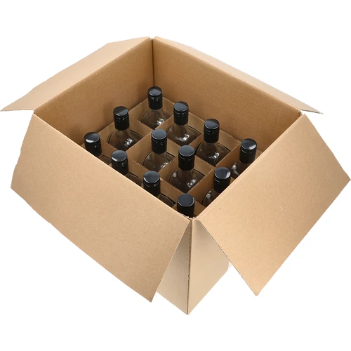 Bottiglia Monastica 0,5 L, con tappo e stampa Grappa - 7