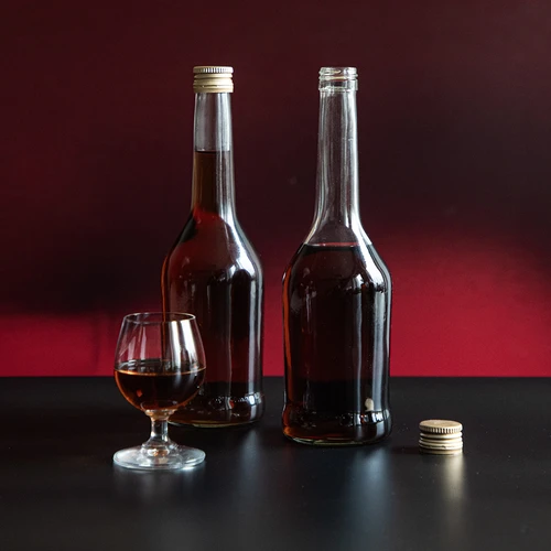 Bottiglia Napoleon 500 ml con tappo a vite Ø 28 mm, 6 pezzi - 8