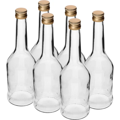 Bottiglia Napoleon 500 ml con tappo fi28, 6 pezzi  - 1 