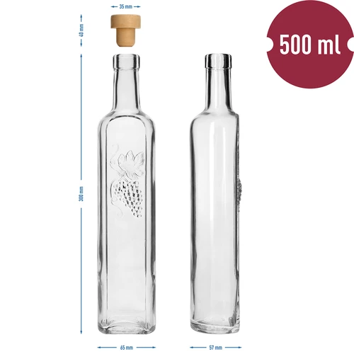 Bottiglia NieWINNA 500 ml con tappo - 2
