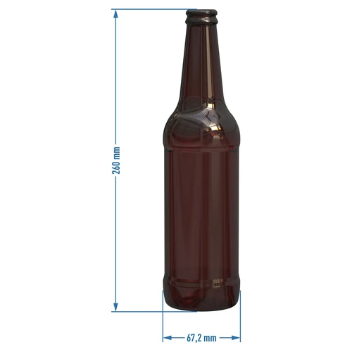 Bottiglia per birra 500 ml - confezione da 8 pezzi - 4