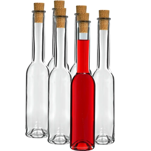 Bottiglia per liquore 200 ml 6 pz. + 6 tappi 23/18 - 2