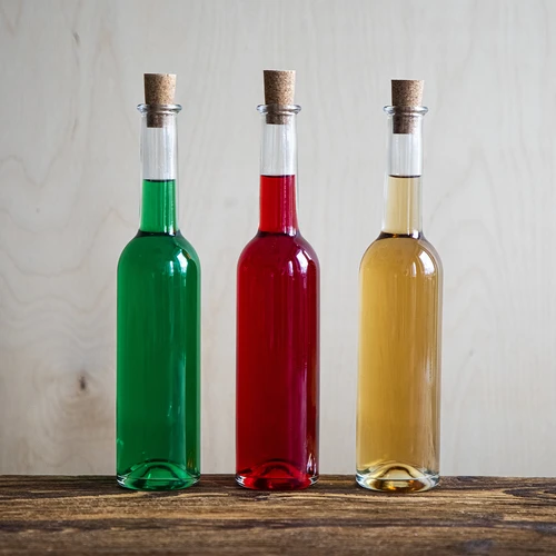 Bottiglia per liquore 350 ml 6 pz + 6 tappi - 7